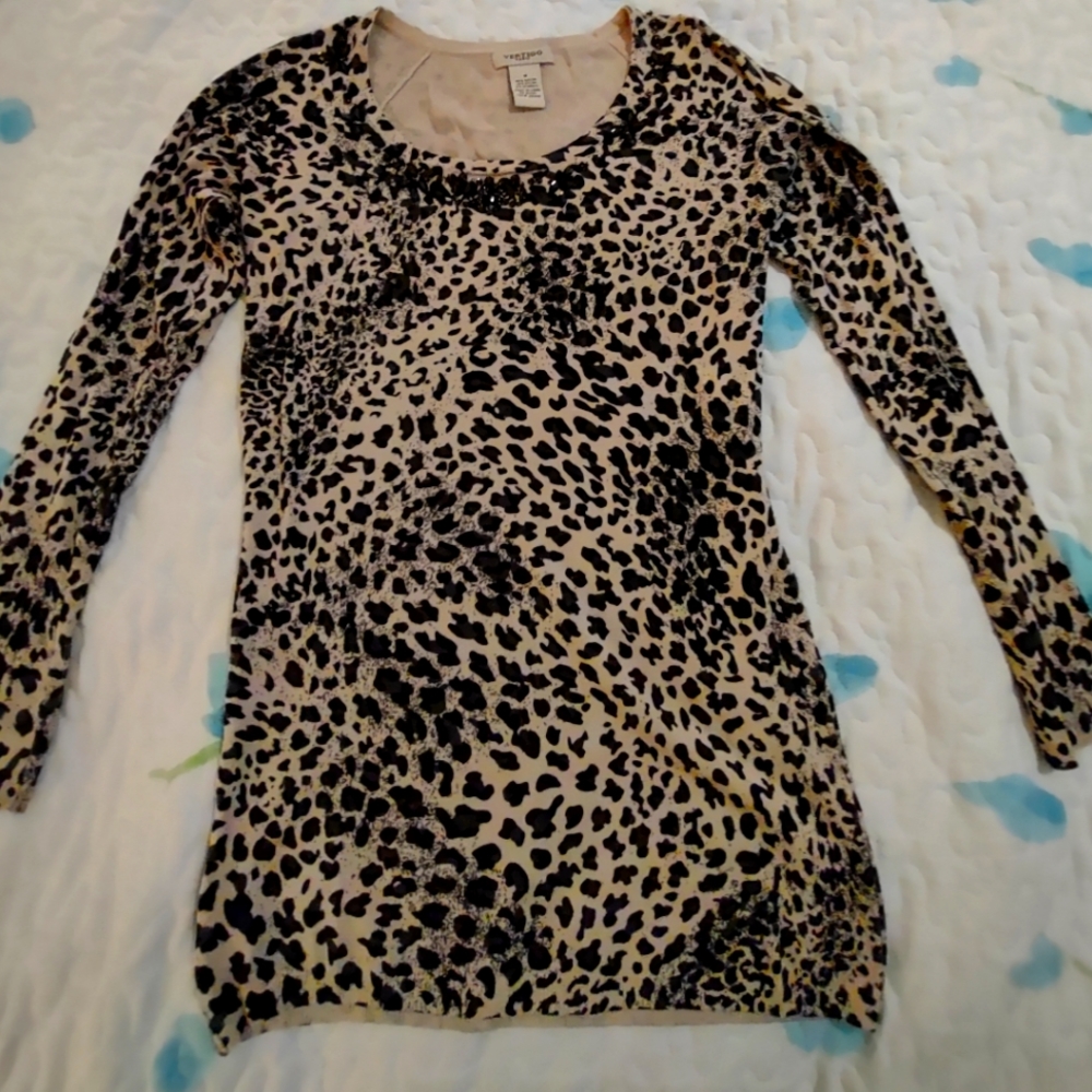 Vertigo animal print sweater